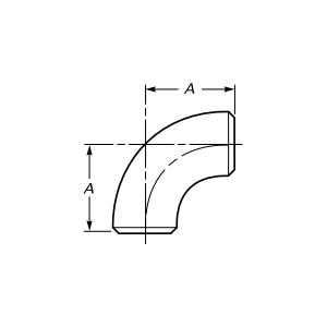 Elbow Butt Weld 90 Céim